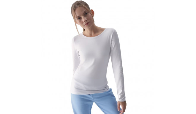 Koszulka damska Longsleeve 4F F376 biała 4FWMM00TLONF376 10S M