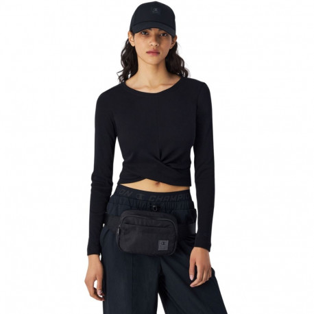 Champion naiste croptop 117435 KK001 L, must