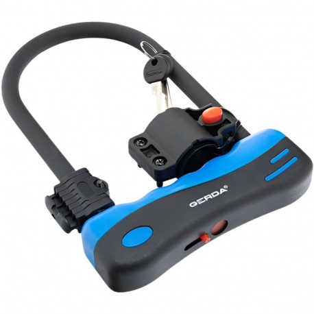 Gerda jalgrattalukk U-Lock Ultra 245/165S OSUL0245165 06S2XP ümar, must