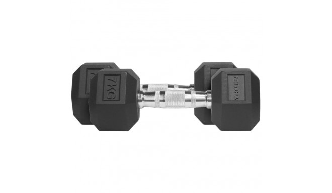 Hantle Thorn Fit Hex Rubber Dumbbell 7,0 kg x 2 szt.