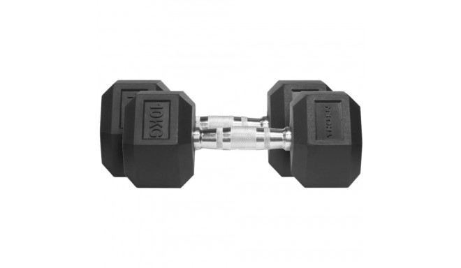 Hantle Thorn Fit Hex Rubber Dumbbell 10,0 kg x 2 szt.