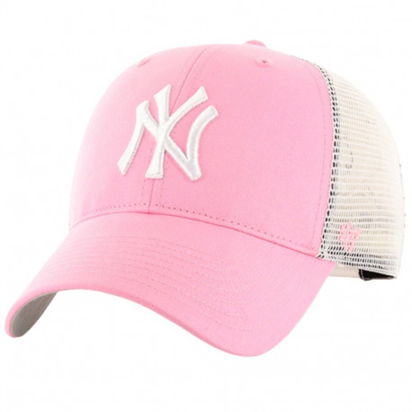 Czapka z daszkiem dla dzieci '47 New York Yankees Branson różowo-biała B-BRANS17CTP-RSA_KIDS