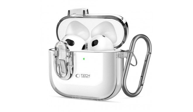 TECH-PROTECT SLIM HOOK APPLE AIRPODS 4 / 5 CLEAR