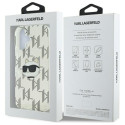 Karl Lagerfeld case for iPhone 16 6,1" KLHCP16SHKLPCHT transparent Hard IML Choupette Head Electropl