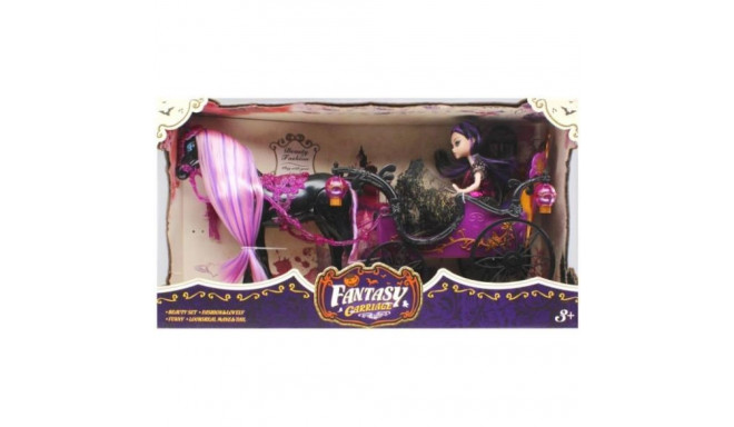 Carriage with Doll and Horse (Light + Sound) 524862 Mega Creative