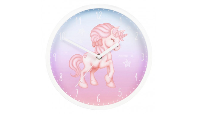 Hama 00186426 Child wall clock Magical Unicorn