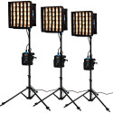 NANLITE PAVOSLIM 60B LED PANEL  3-LIGHT KIT WITH STAND