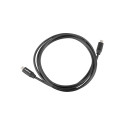 USB-C M/M 2.0 CABLE 1.8M QUICK CHARGE 4.0 BLACK LANBERG