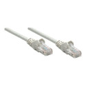 INTELLINET võrgukaabel Cat5e U/UTP 1,0m 3ft. Hall RJ-45 isane / RJ-45 isane Snagless kullatud kontak