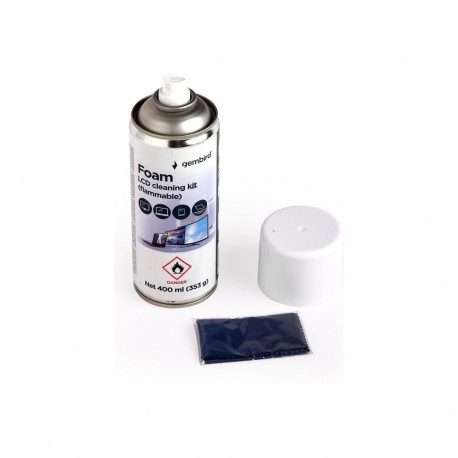 GEMBIRD Foam LCD cleaning kit flammable 400 ml