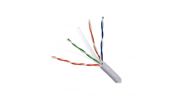 QOLTEC 50359 UTP network cable CAT6 305m PVC grey