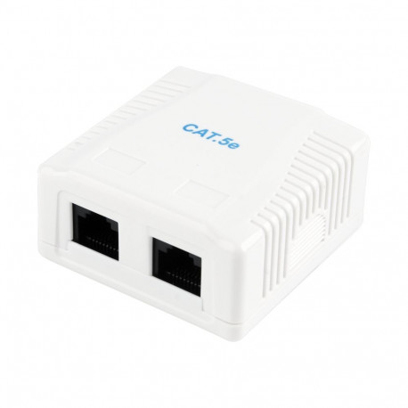GEMBIRD NCAC-2U5E-01 Gembird CAT5E UTP 2-port surface mount box