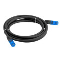 LANBERG patchcord cat.6A FTP 0.5m black