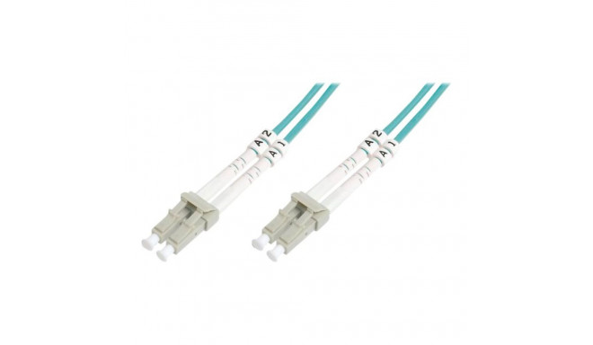 DIGITUS Fiber Optic Patch Cord LC to LC Multimode OM4 - 3m Duplex color RAL4003 Length 3m