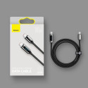 Baseus CATSK-C01 USB-C - USB-C PD QC cable 100W 5A 480Mb/s 2m - black