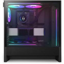 Case|NZXT|H5 FLOW RGB 2024|MidiTower|Case product features Transparent panel|Not included|ATX|EATX|M