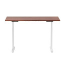 Adjustable Height Table Up Up Bjorn White, Table top M Dark Walnut