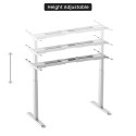 Adjustable Height Table Up Up Bjorn White, Table top M White