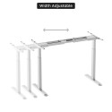 Adjustable Height Table Up Up Bjorn White, Table top M White