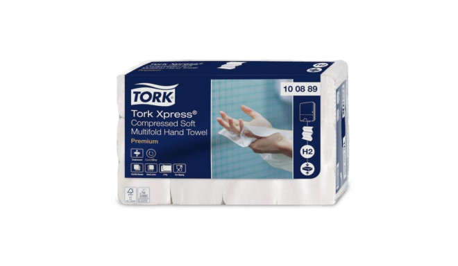 Hand towel sheets Tork Xpress Soft Multifold H2, 2 l.,225 sheets.,22.2x24cm, Z, 12pcs