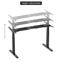 Adjustable Height Table Frame Up Up Thor, Black