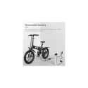 Full Electric bicycle ADO A20+, White