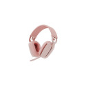 Logitech Zone Vibe 100 Wireless Headphones, Bluetooth, Rose