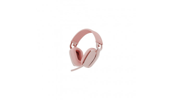 Logitech Zone Vibe 100 Wireless Headphones, Bluetooth, Rose
