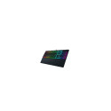 Razer Ornata V3 Wired Gaming keyboard, USB, RGB LED, US, Mecha-membrane switch, Black