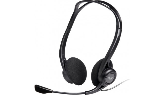 Logitech 960 Wired Headset, USB-A, Black