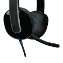 Logitech H540 Wired Headset, USB-A, Black