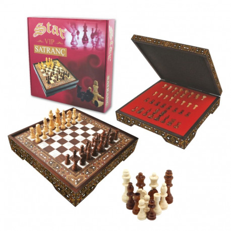 Star Vip Chess Set Pearl Lux L Size Chess Set