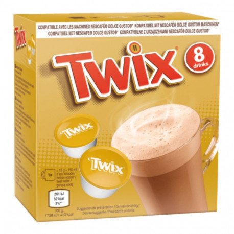 Kuuma šokolaadi kapslid TWIX 8x15g
