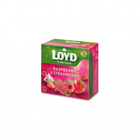 Tee LOYD vaarika- ja maasikamaitseline 50 x 2g
