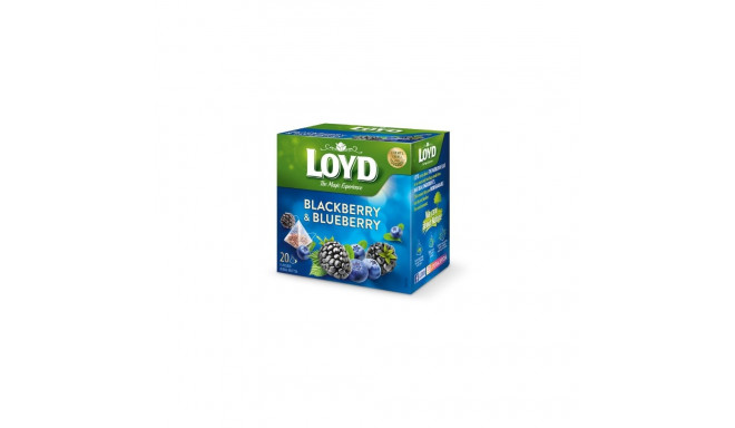Tee LOYD põldmarja- ja mustika maitseline 20 x 2g