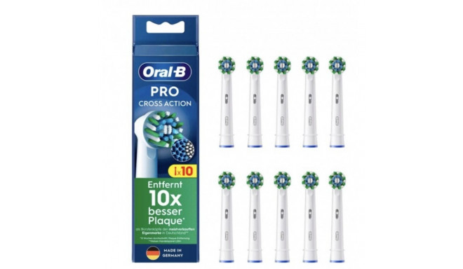 "Oral-B Aufsteckbürsten CrossAction 10er *weiß*"