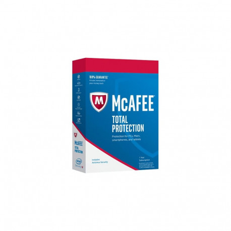 McAfee Total Protection tellimuslitsents (1 aasta) 3 seadmele, ESD-allalaadimine