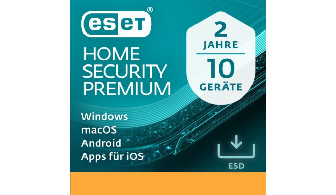 "ESET Home Security Premium - 10 User, 2 Years - ESD-DownloadESD"