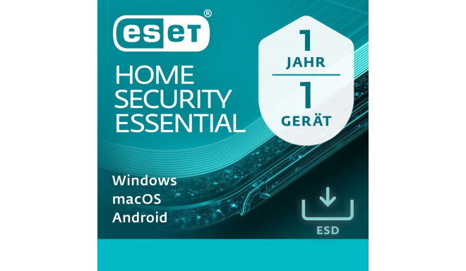 "ESET Home Security Essential - 1 User, 1 Year - ESD-DownloadESD"