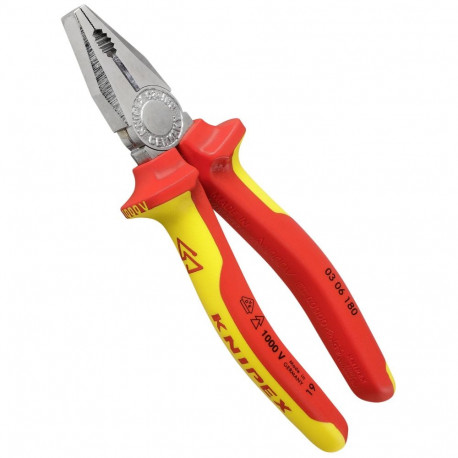 Knipex universaalsed isoleeritud VDE kroomitud 180 mm 03 06 180 tangid