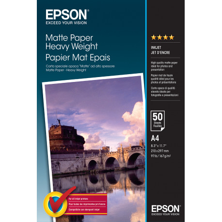 Epson papier fotograficzny matowy A4