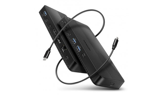 Axagon HMC-U4 laptop dock/port replicator Wired USB4 Black