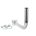 Extralink Balcony handle L400 400mm, with u-bolts M8, steel, galvanized