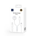 WiWU - 2in1 Wireless Charger Mi-10 for Apple Watch + Lightnig Cable