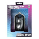 ART wire computer mouse USB A dpi with light AM-99 black
