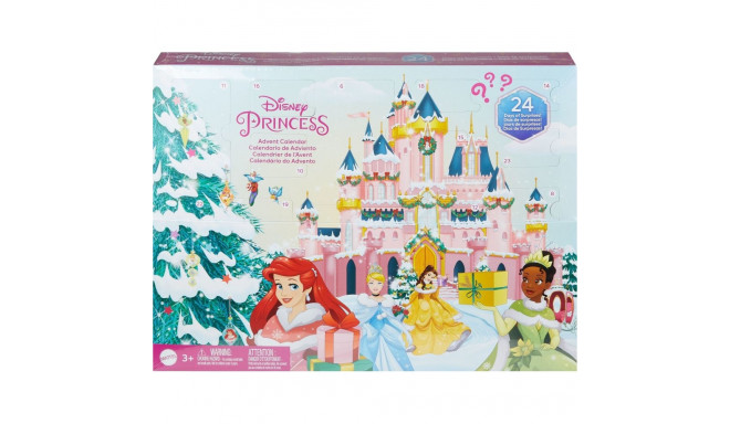 Mattel Princess Advent Calendar Small Dolls HLX06