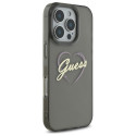 Guess GUHCP16LHCHGSPK iPhone 16 Pro 6.3" black/black hardcase IML Heart