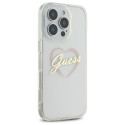 Guess GUHCP16LHCHGSPT iPhone 16 Pro 6.3" transparent hardcase IML Heart
