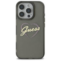 Guess GUHCP16LHCHGSPK iPhone 16 Pro 6.3" black/black hardcase IML Heart