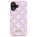 Guess GUHMP16SPGPYSP iPhone 16 6.1" roosa kõvakorpus Peony Script MagSafe